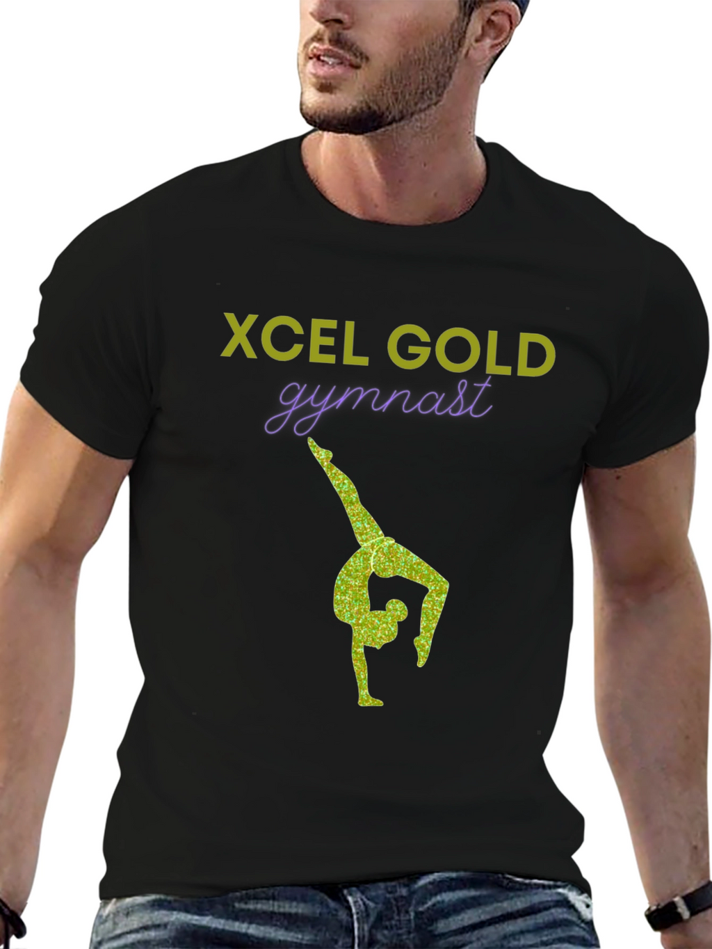 Xcel Gold Gymnast T-Shirt - Stylish Gymnastics Apparel