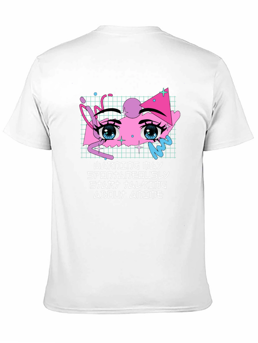 Anime Eyes Graphic Tee - Streetwear Style