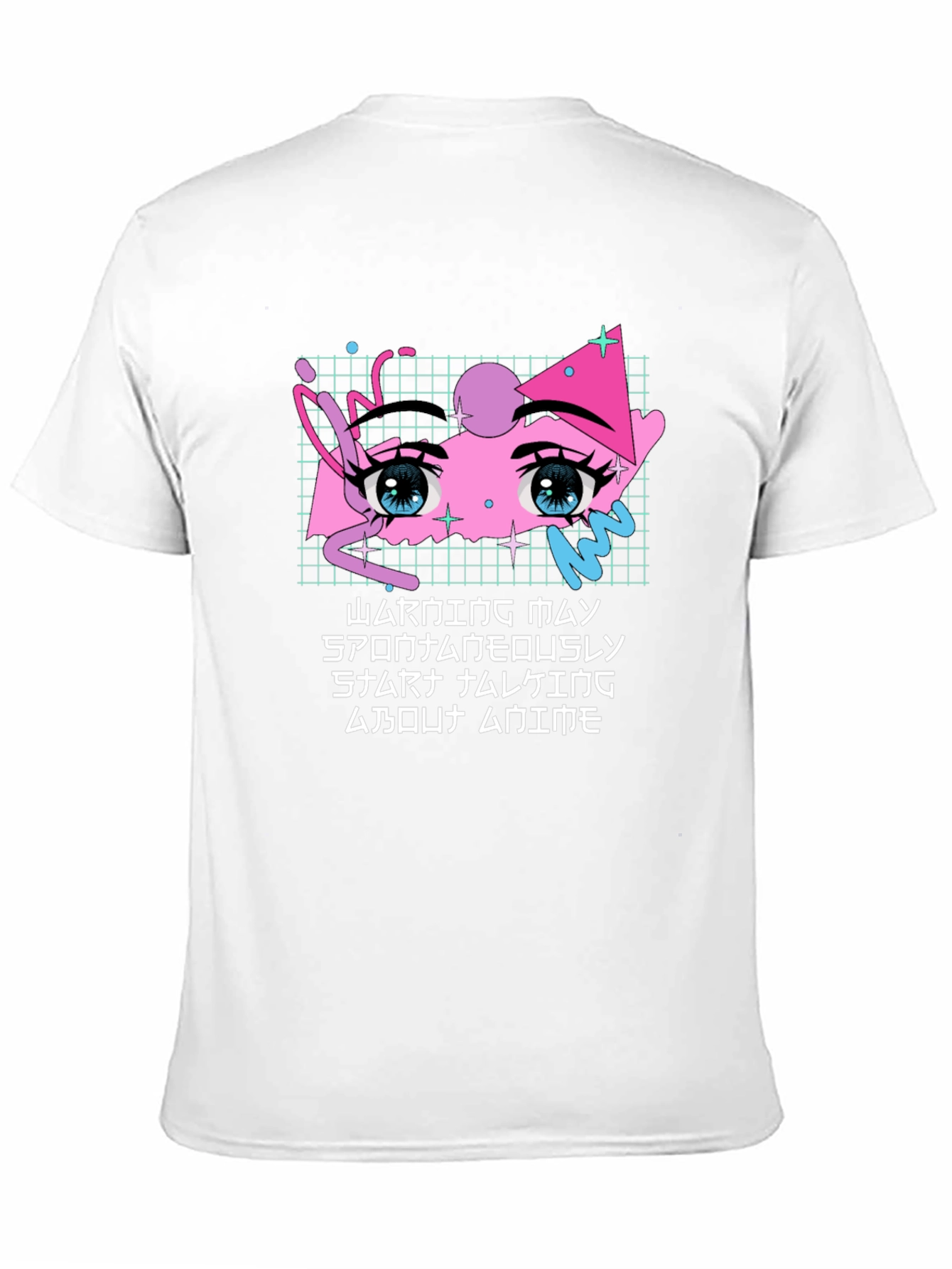 Anime Eyes Graphic Tee - Streetwear Style