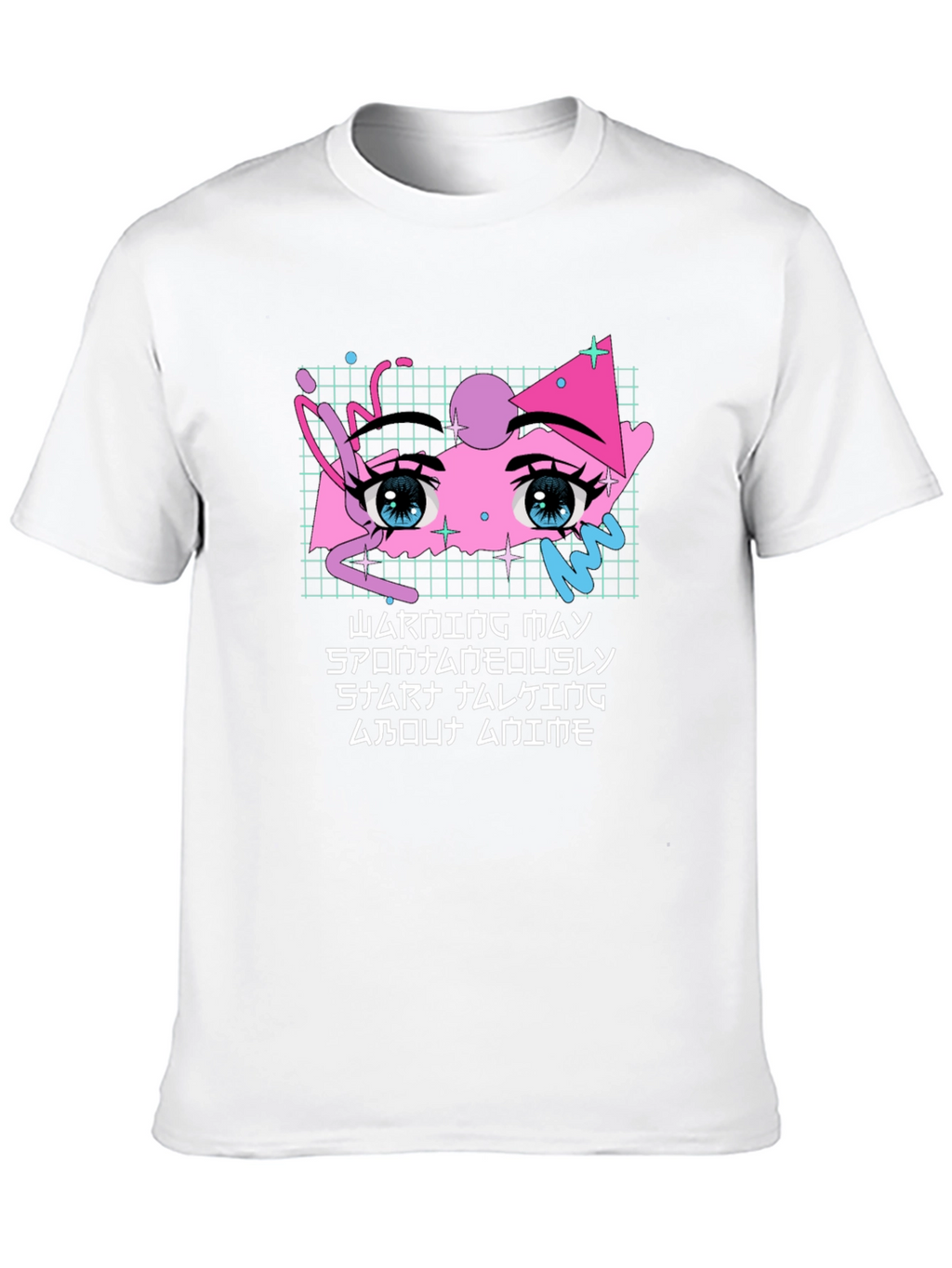 Anime Eyes Graphic Tee - Streetwear Style