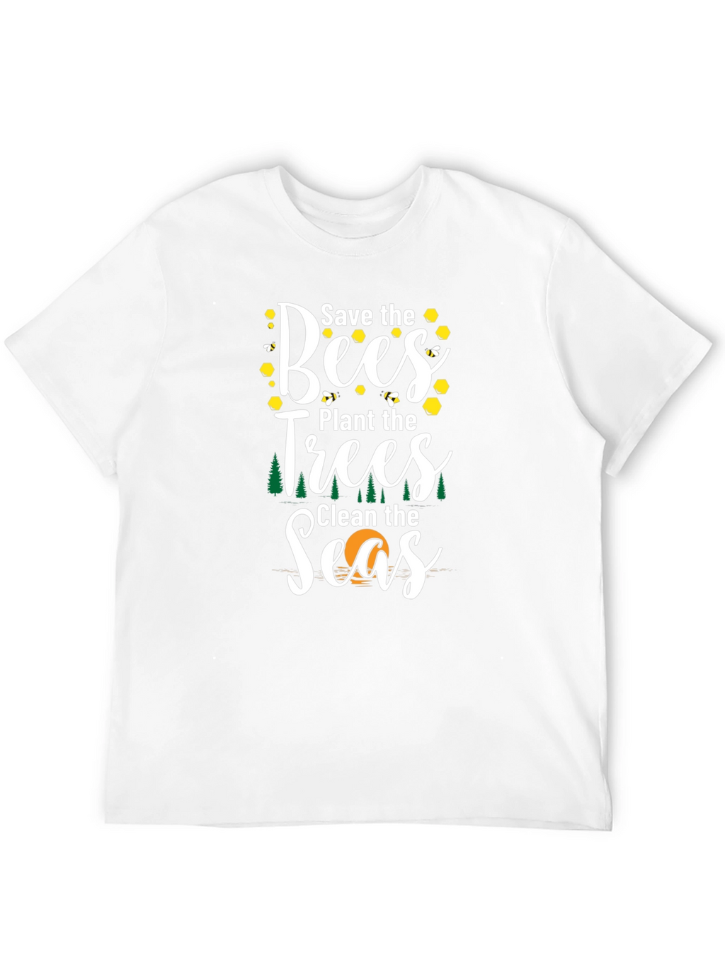 Save the Bees Graphic T-Shirt - Eco Friendly Tee