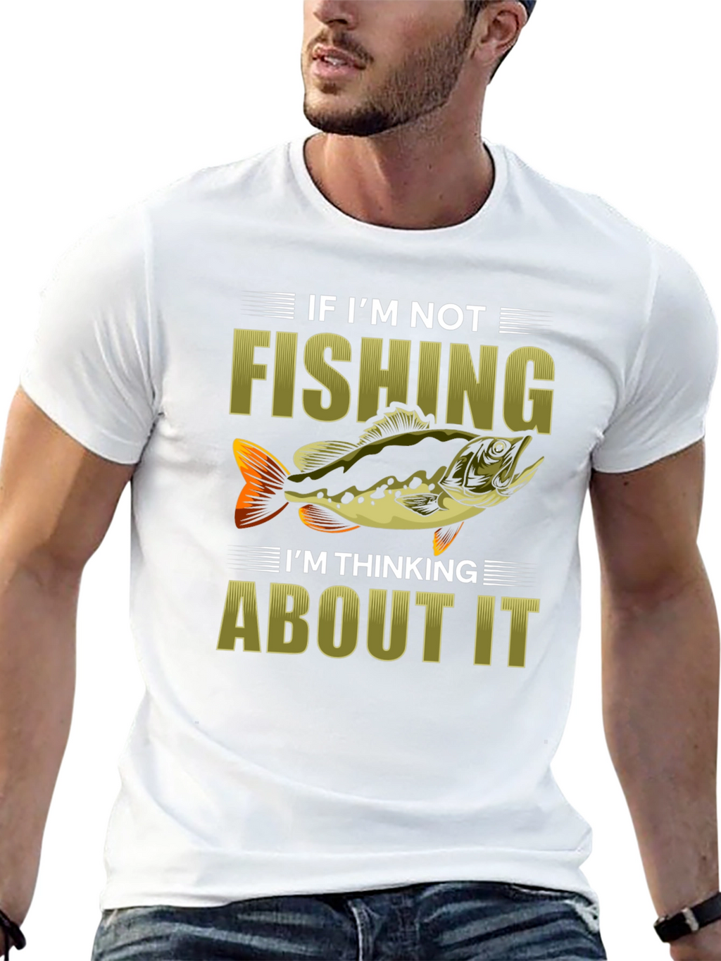 Fishing Graphic Tee - If Im Not Fishing...