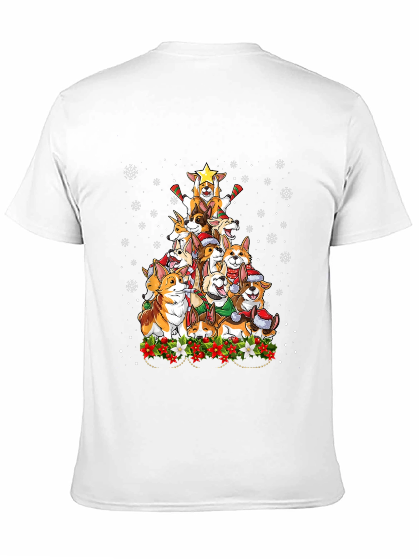 Corgi Christmas Tree T-Shirt