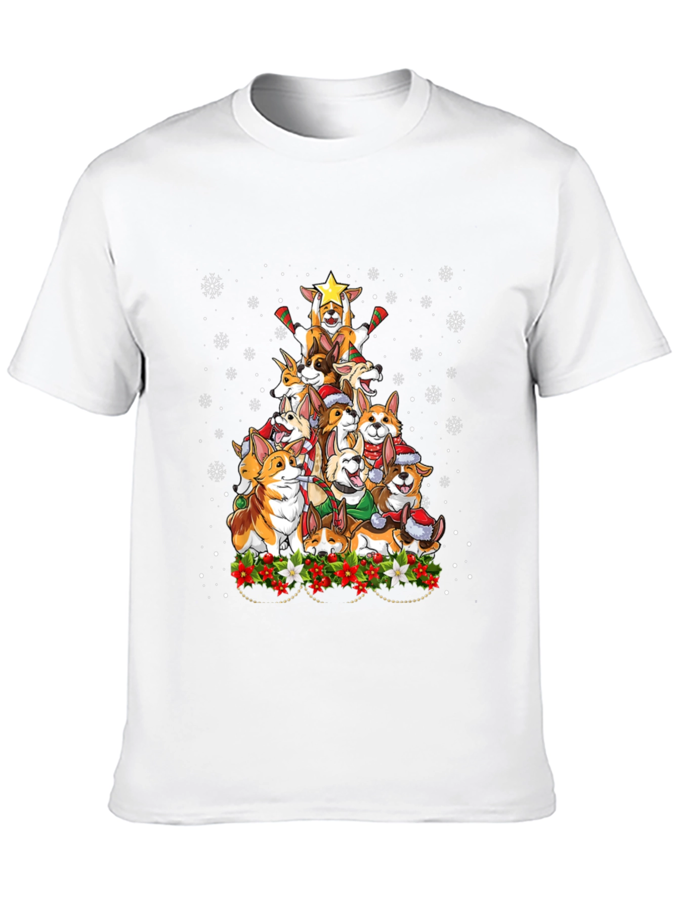 Corgi Christmas Tree T-Shirt