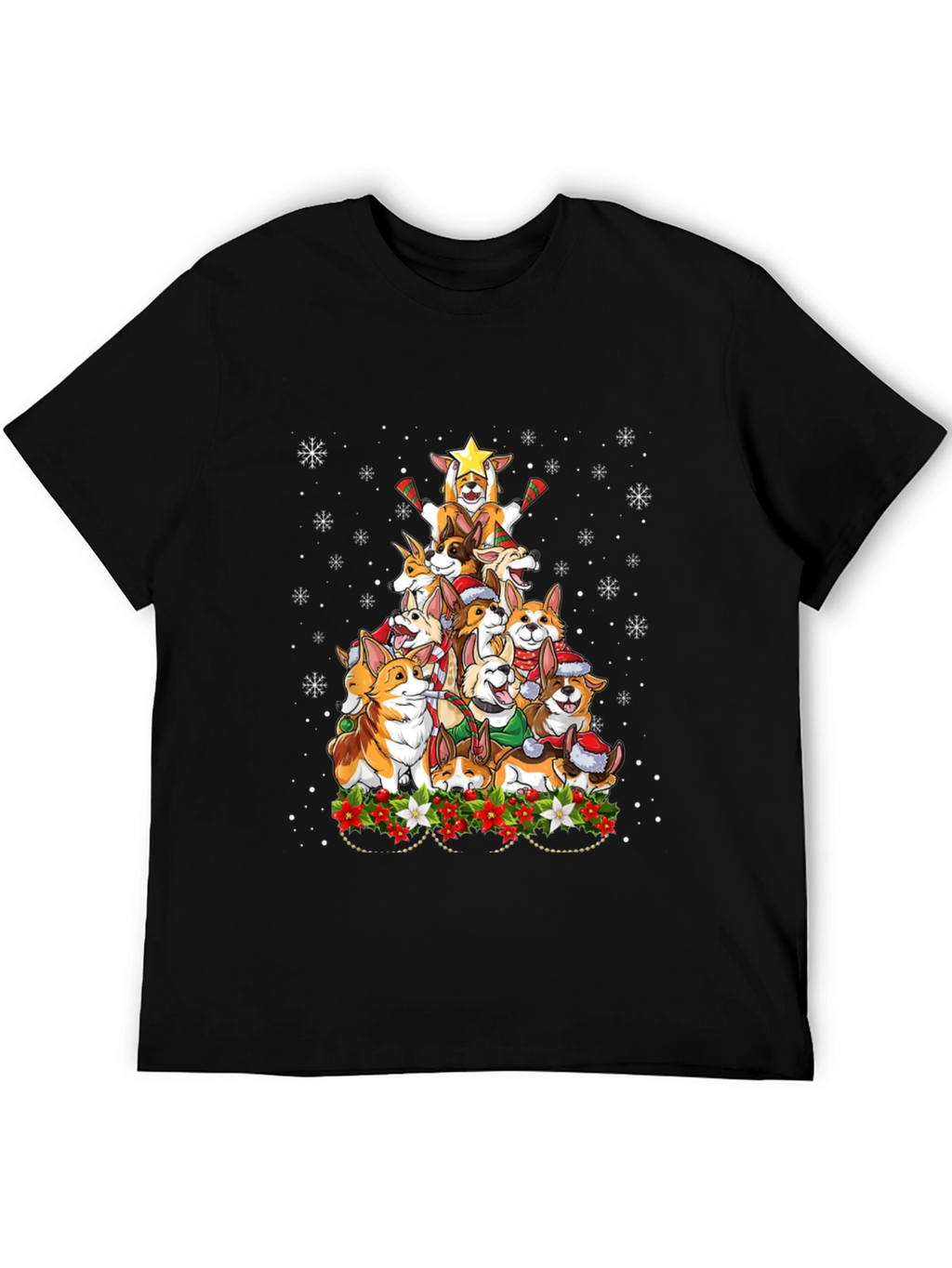 Corgi Christmas Tree T-Shirt