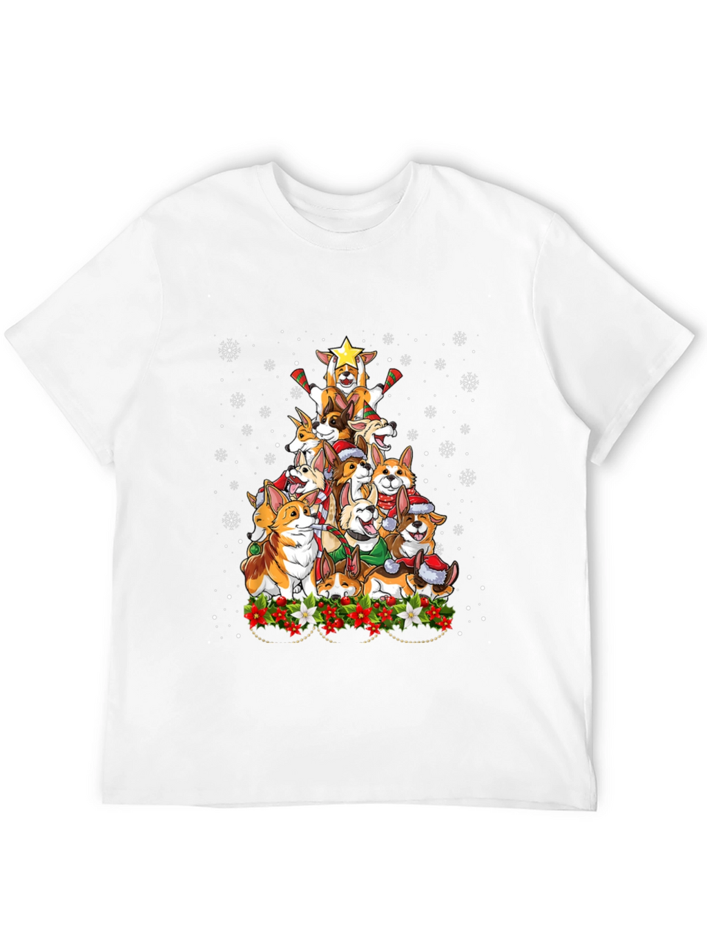 Corgi Christmas Tree T-Shirt