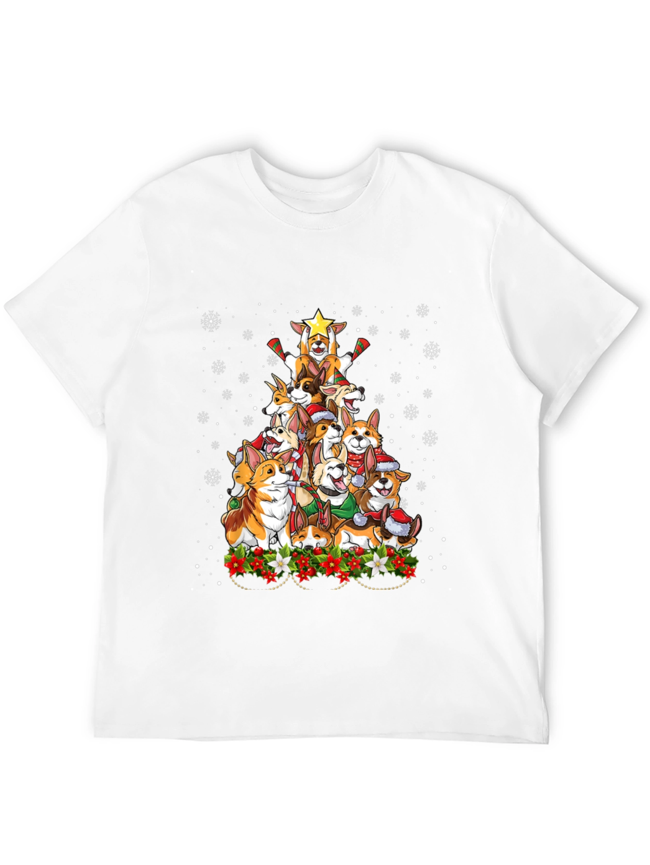 Corgi Christmas Tree T-Shirt