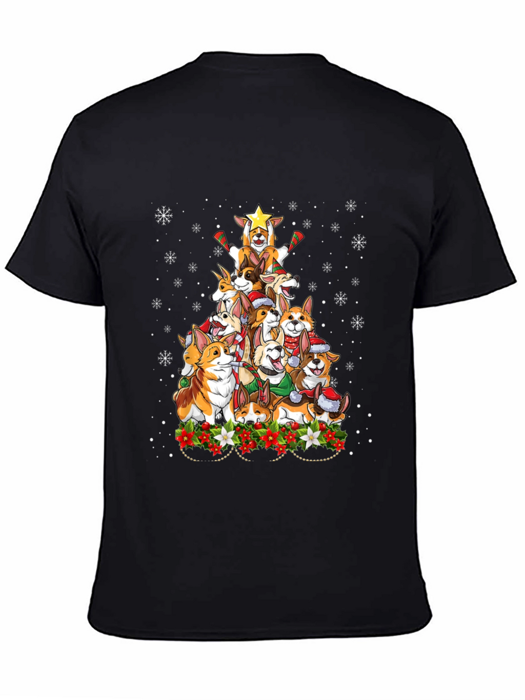 Corgi Christmas Tree T-Shirt