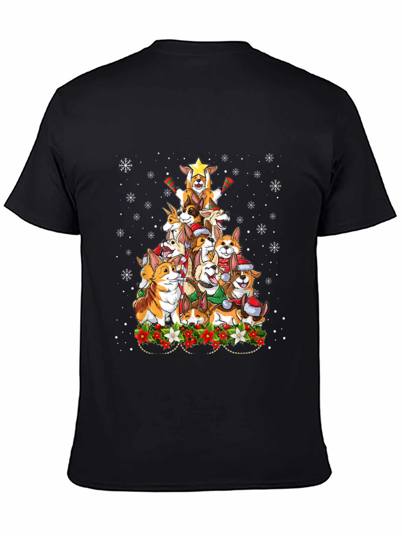 Corgi Christmas Tree T-Shirt