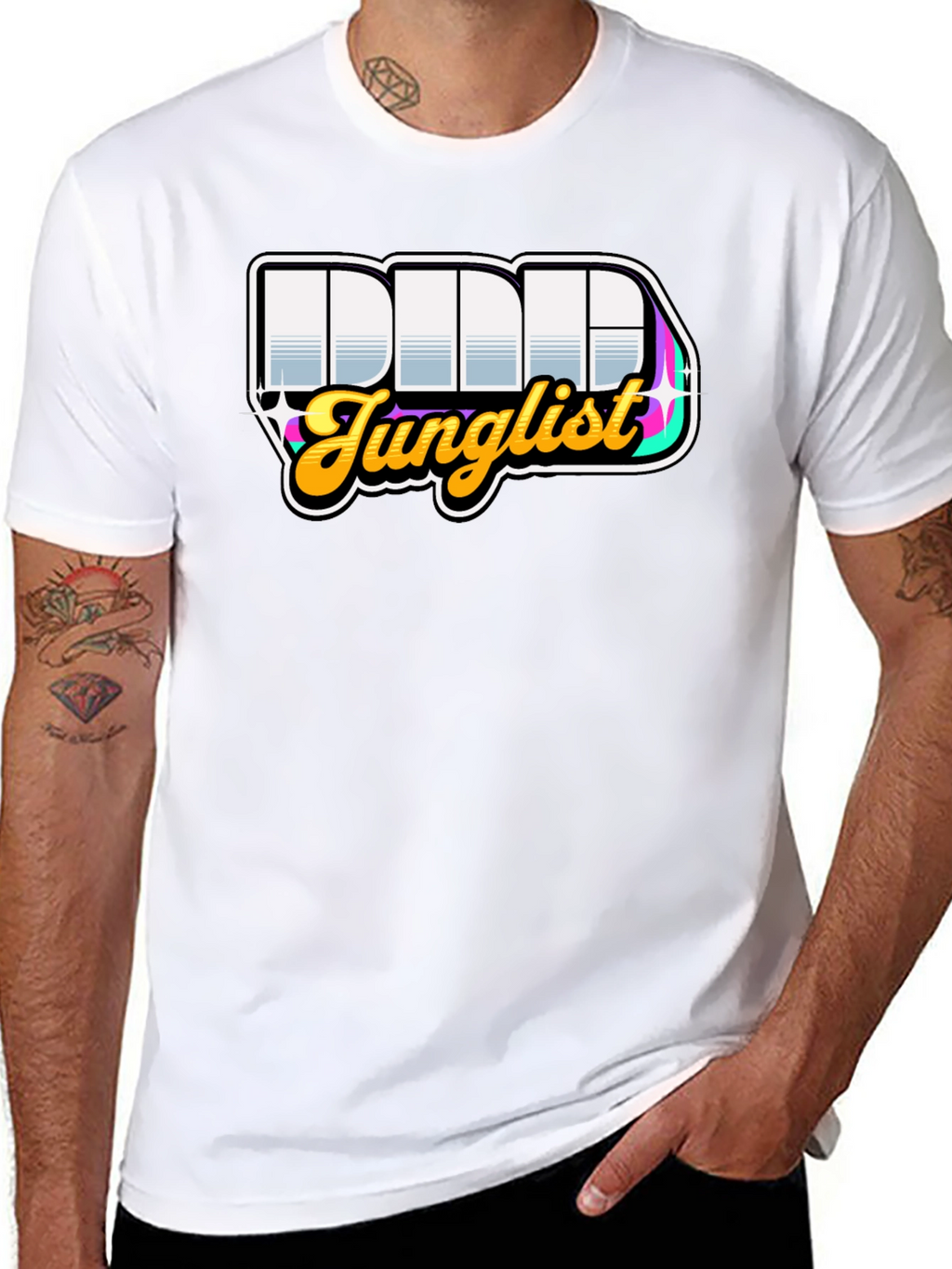 DDD Junglist Graphic Tee - Retro Style