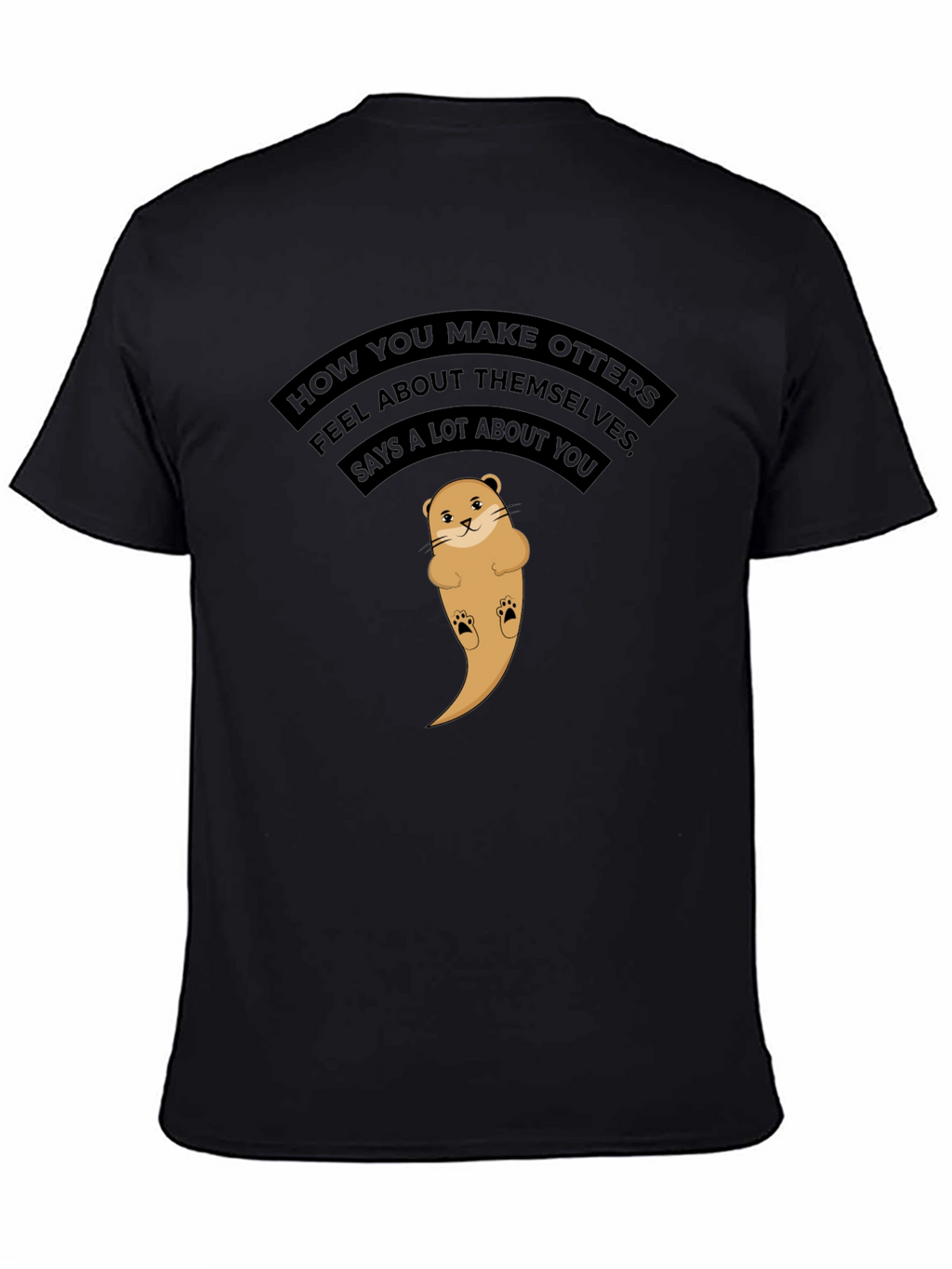 Cute Otter Graphic T-Shirt - Feel Good Tee