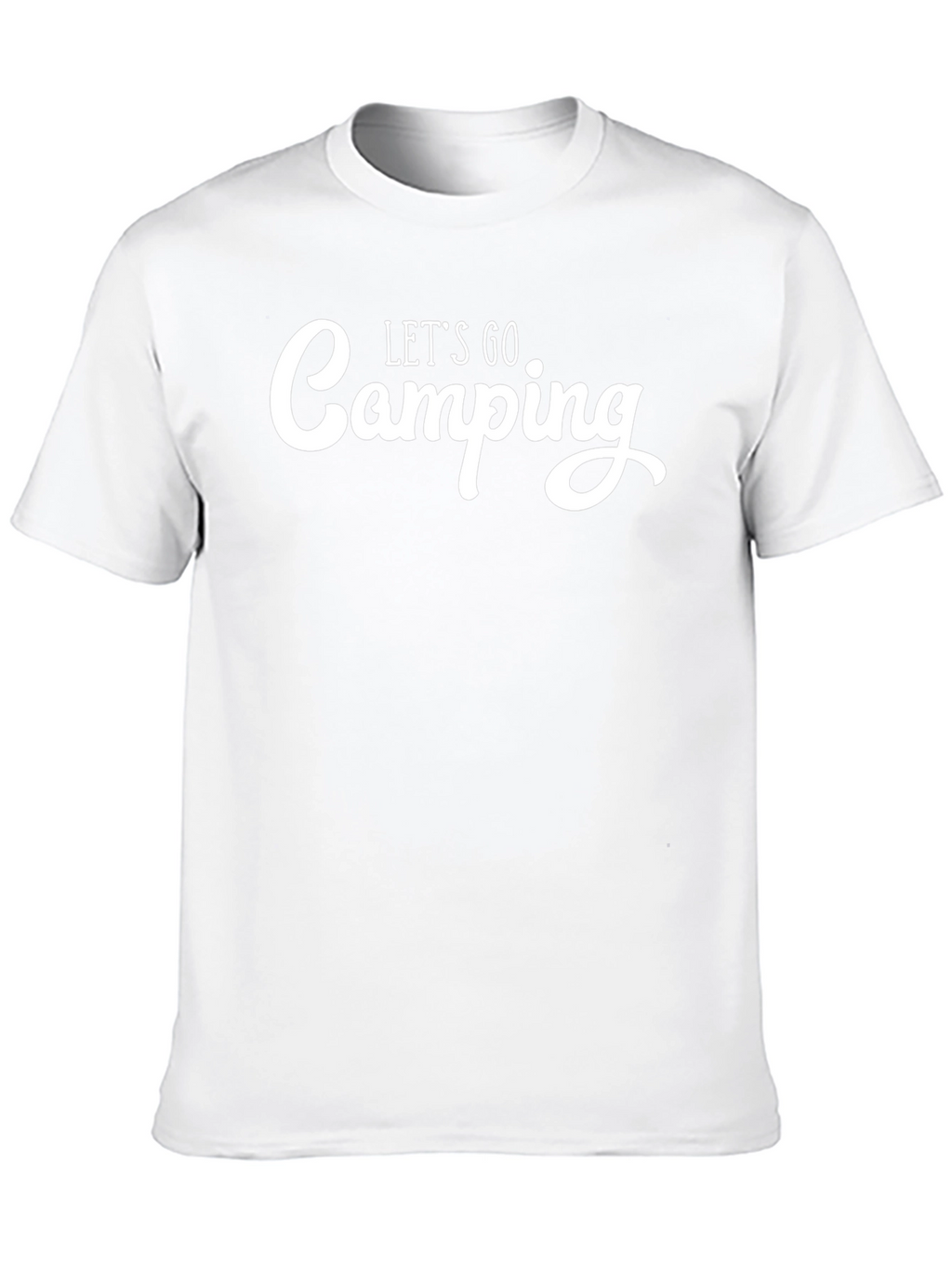 Lets Go Camping Black T-Shirt