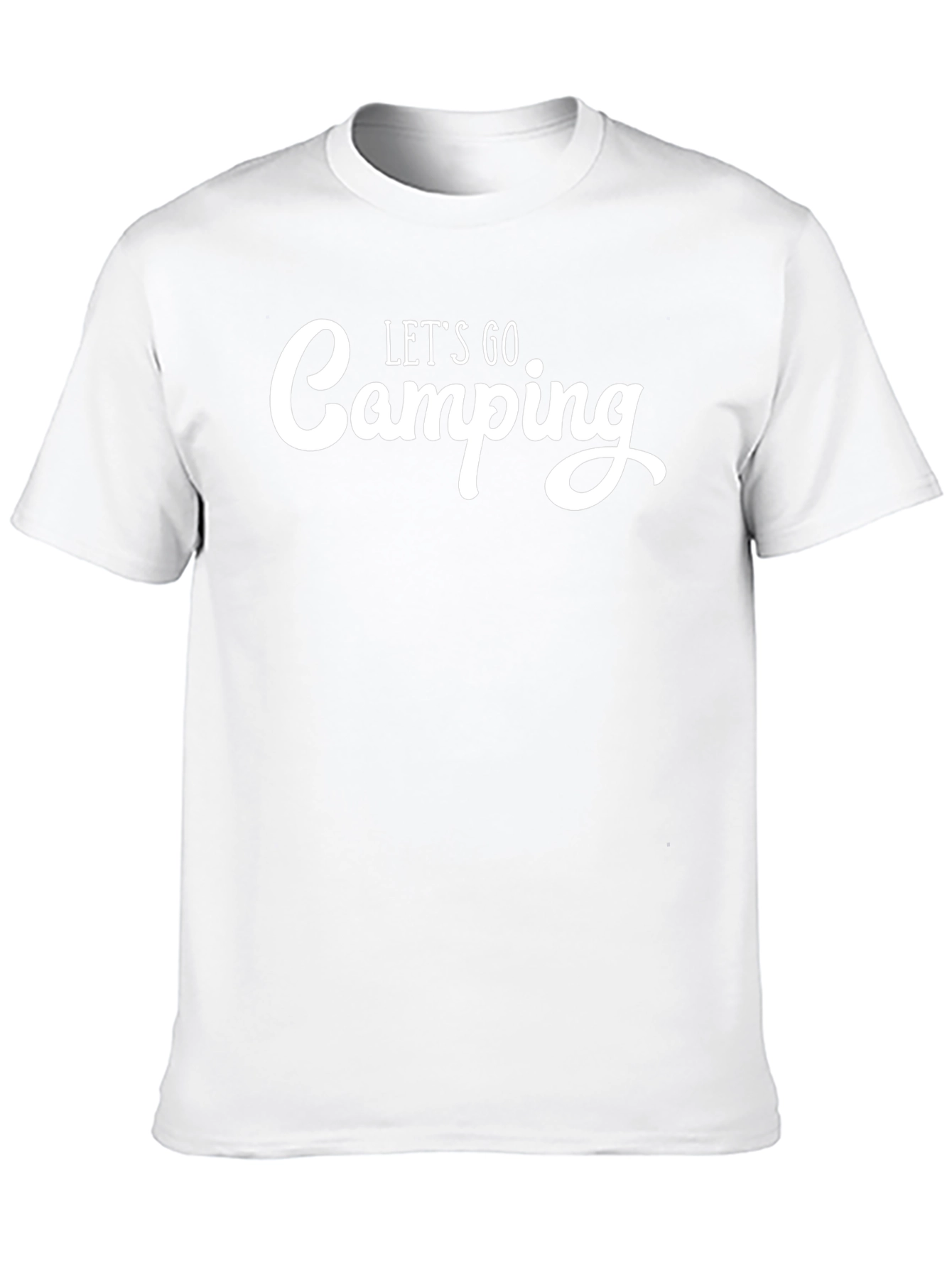 Lets Go Camping Black T-Shirt