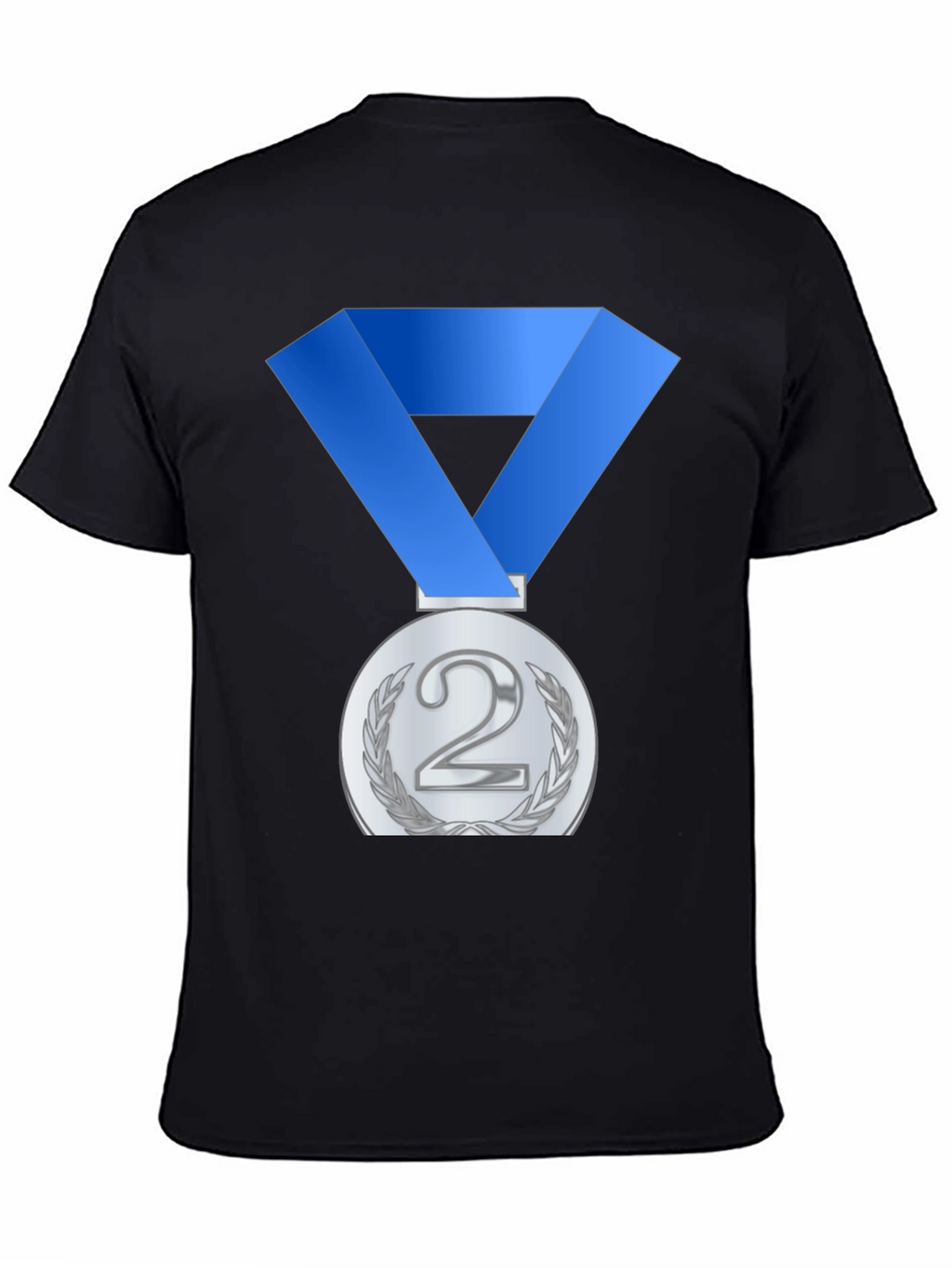 Silver Medal T-Shirt: Second Place Champ