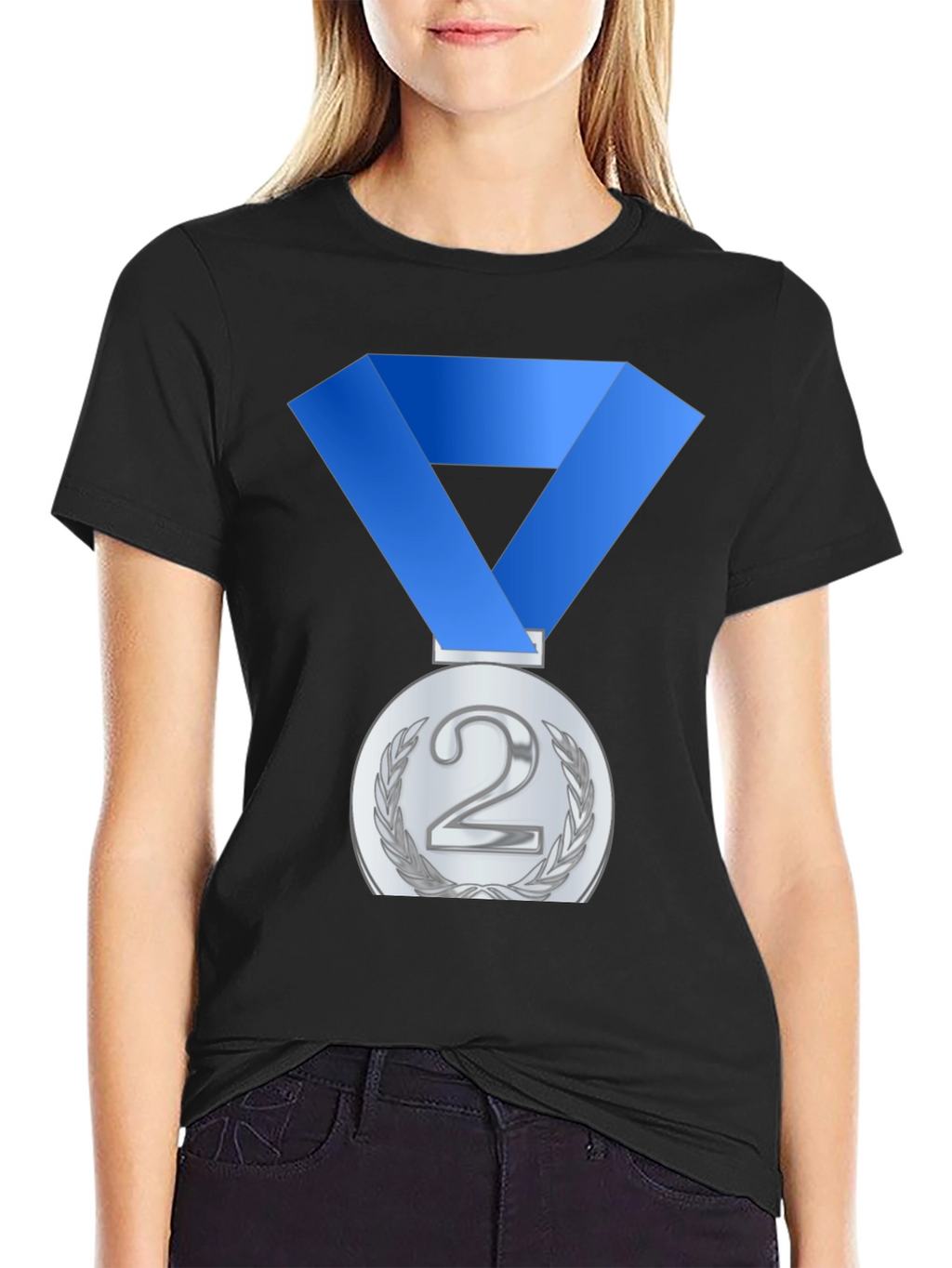 Silver Medal T-Shirt: Second Place Champ