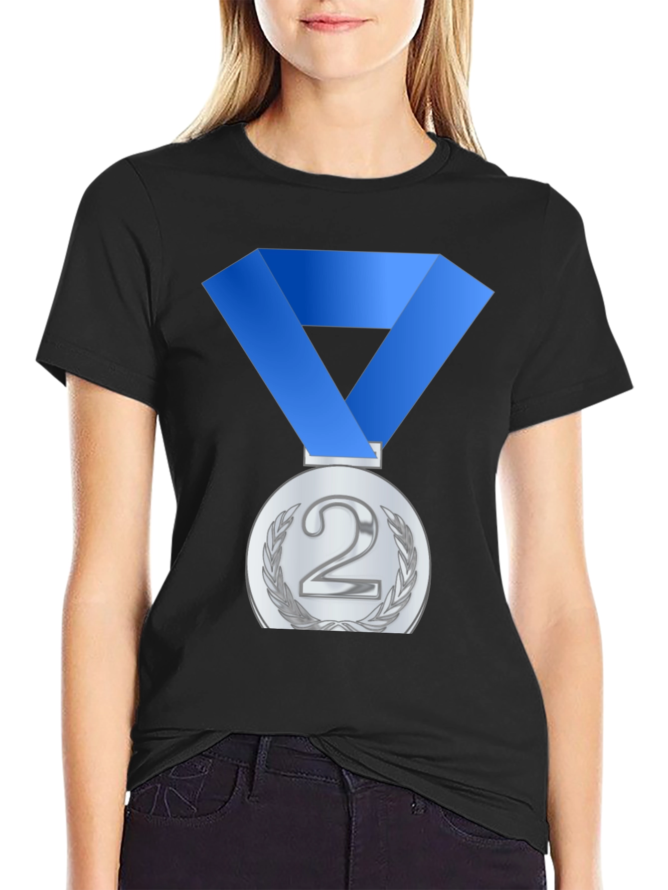 Silver Medal T-Shirt: Second Place Champ