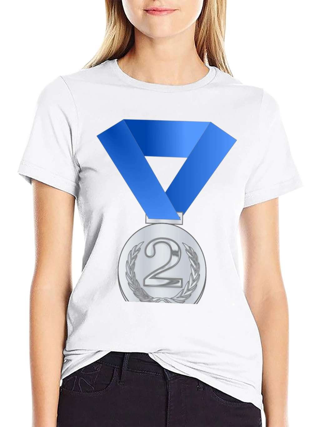 Silver Medal T-Shirt: Second Place Champ