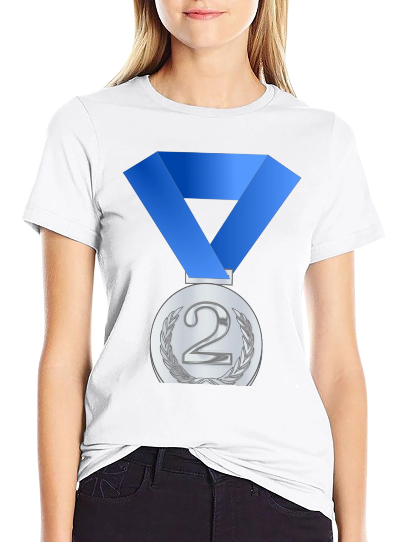 Silver Medal T-Shirt: Second Place Champ
