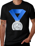 Silver Medal T-Shirt: Second Place Champ
