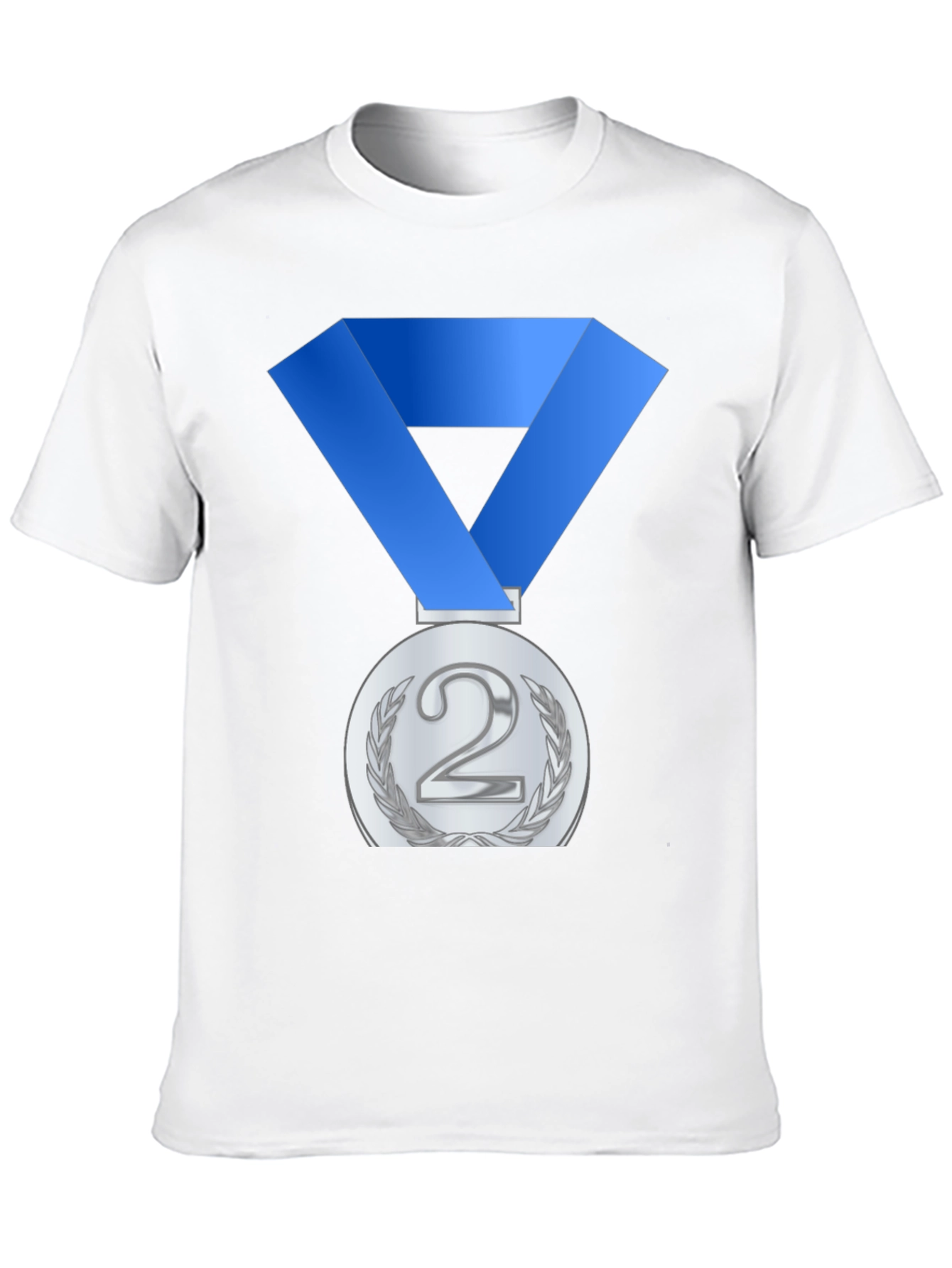 Silver Medal T-Shirt: Second Place Champ