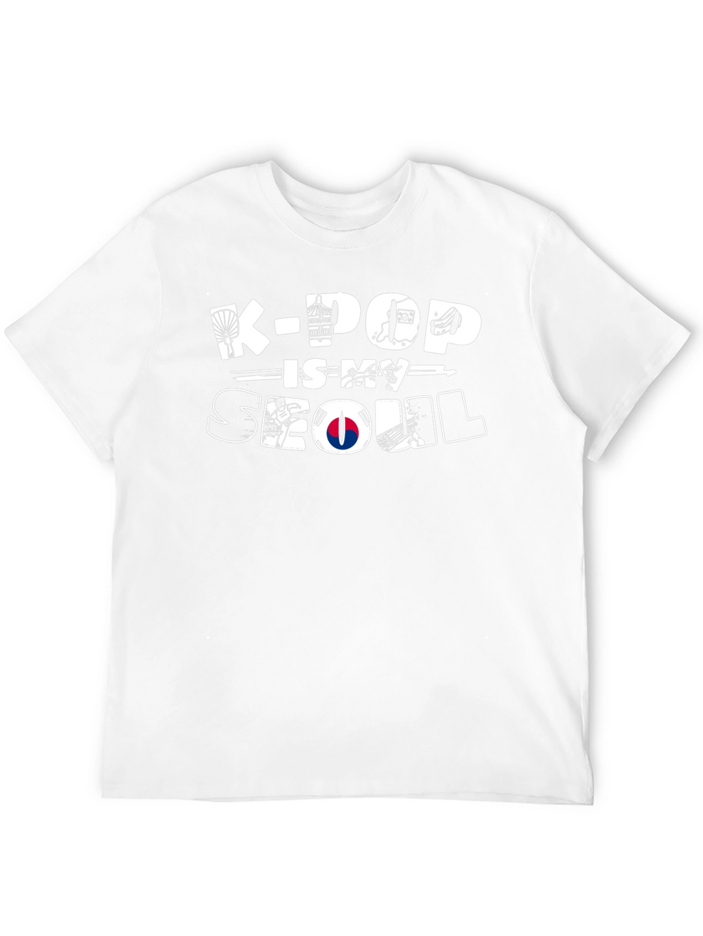 K-Pop Is My Seoul Black Graphic Tee