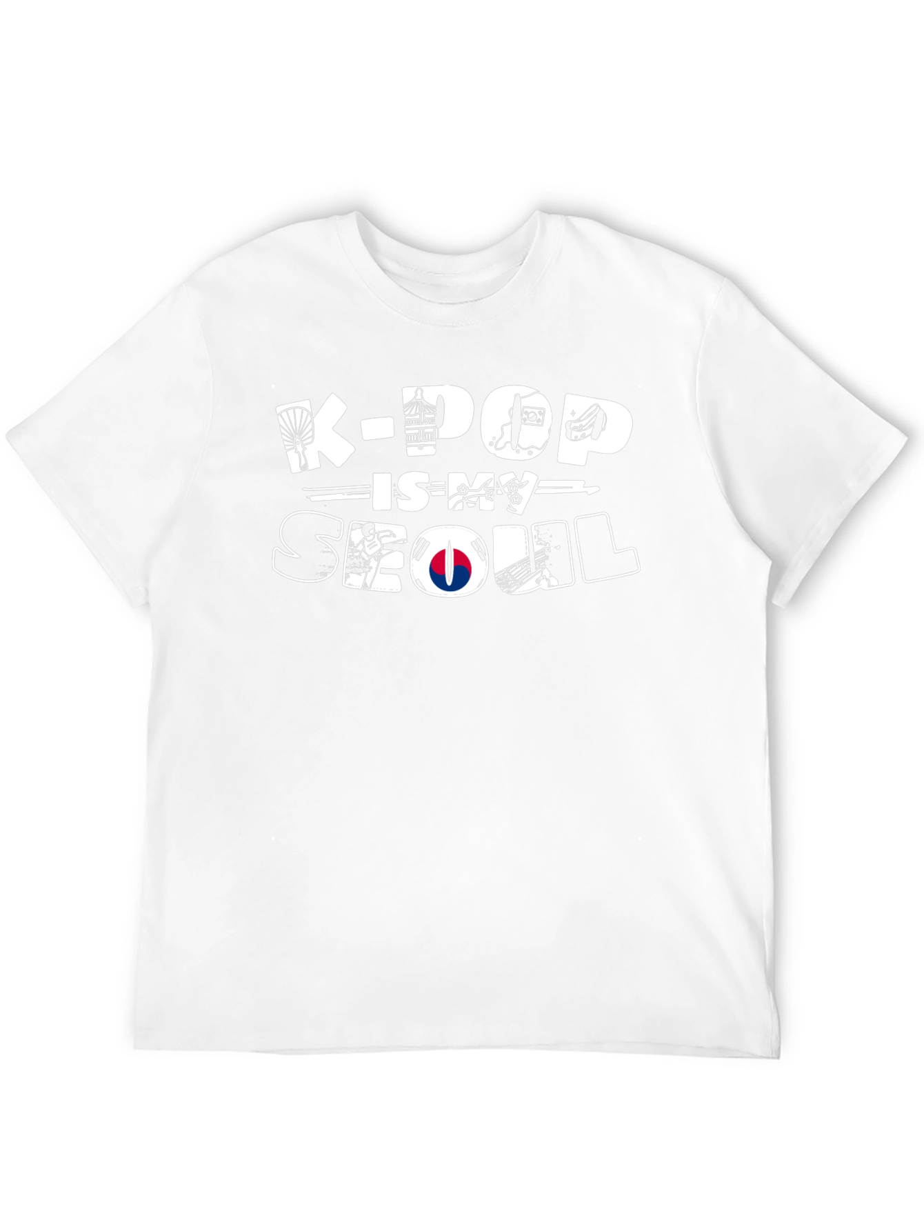 K-Pop Is My Seoul Black Graphic Tee