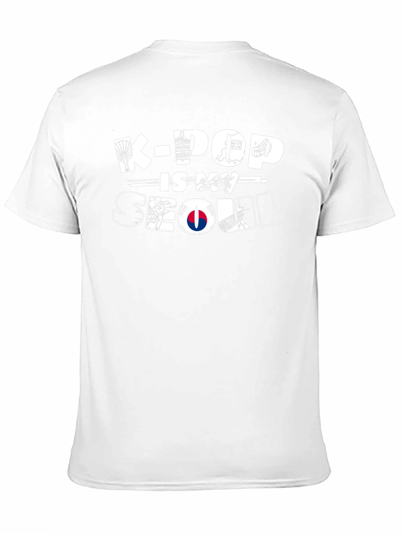 K-Pop Is My Seoul Black Graphic Tee