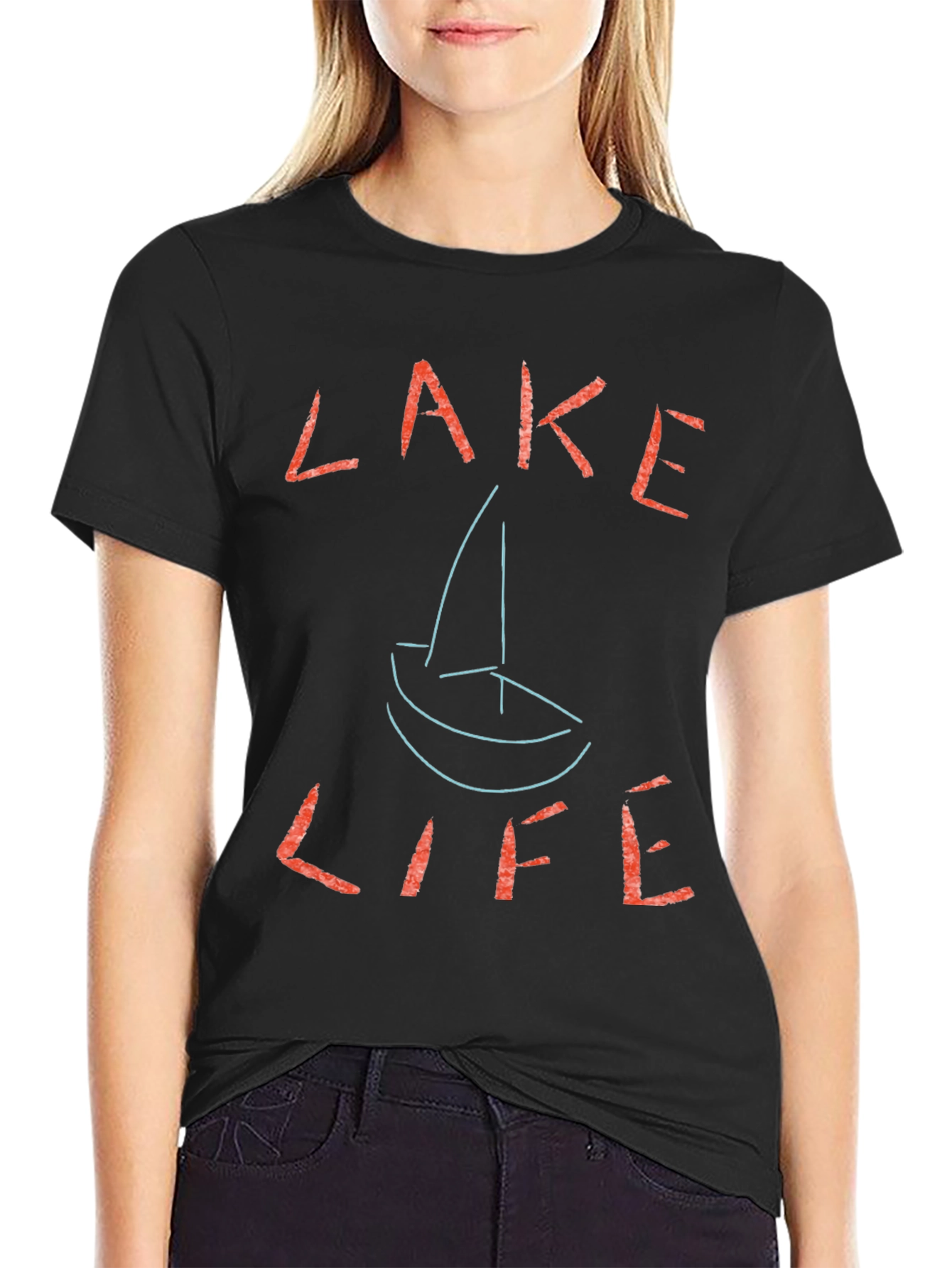 Lake Life T-Shirt - Casual Graphic Tee