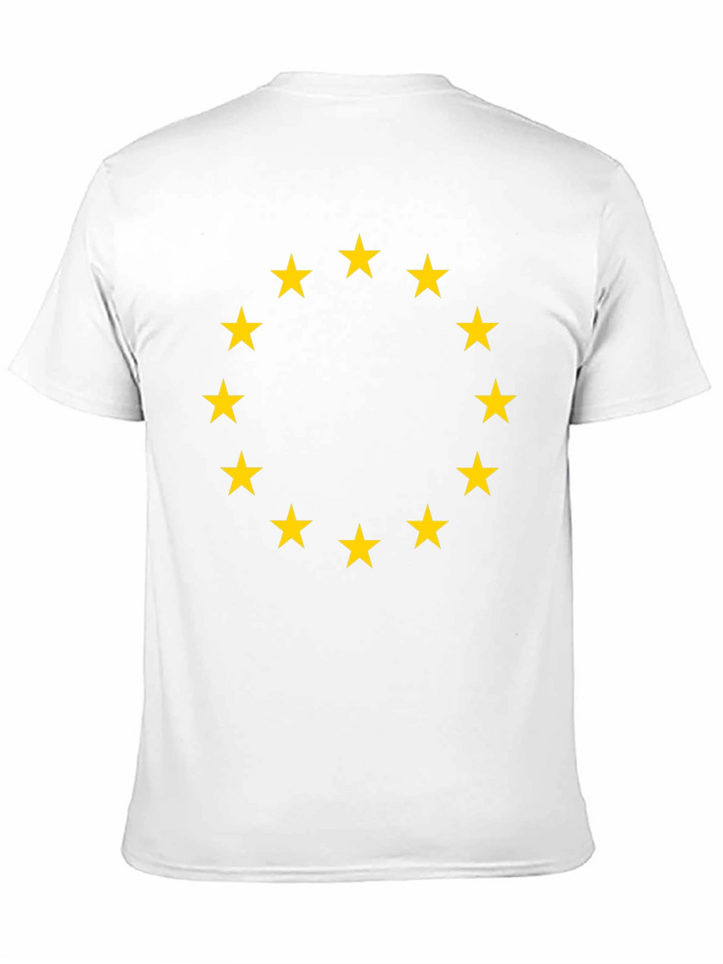 Euro Stars Tee - Black Cotton T-Shirt