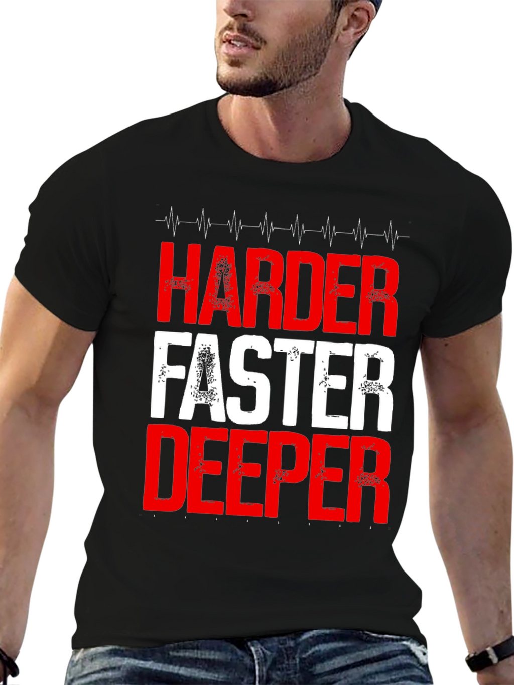 Harder Faster Deeper Graphic T-Shirt