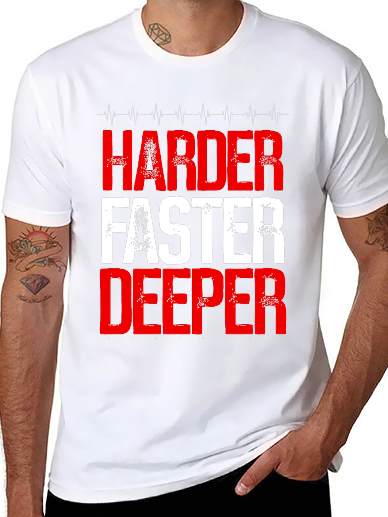 Harder Faster Deeper Graphic T-Shirt
