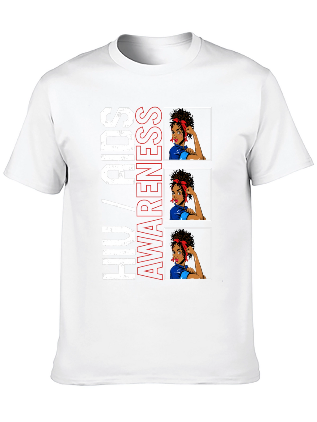 HIV/AIDS Awareness T-Shirt Graphic Tee