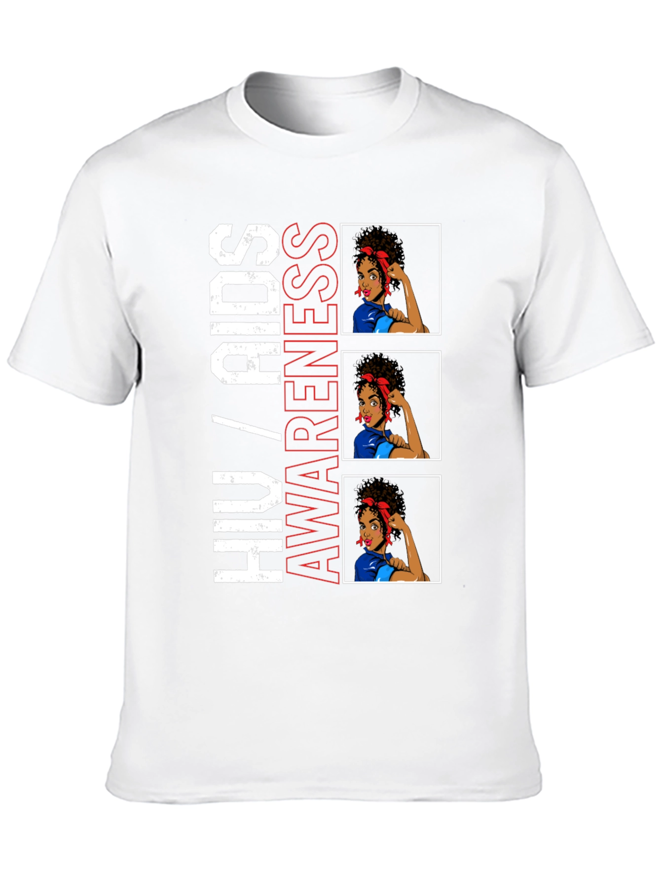 HIV/AIDS Awareness T-Shirt Graphic Tee