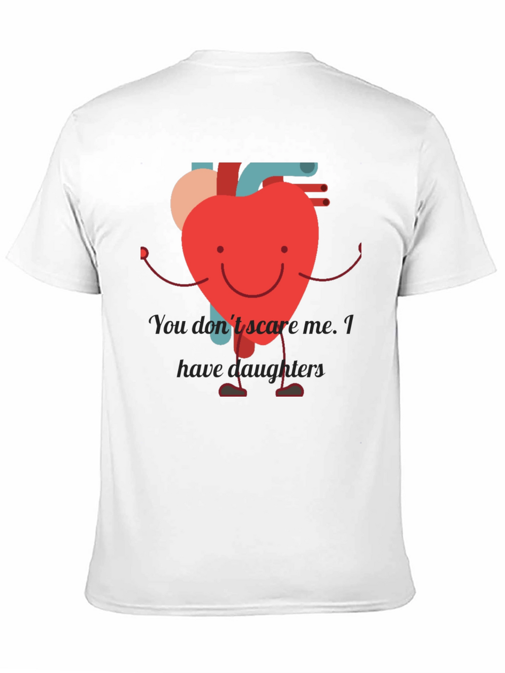 Heart Dad T-Shirt - Daughter Protection