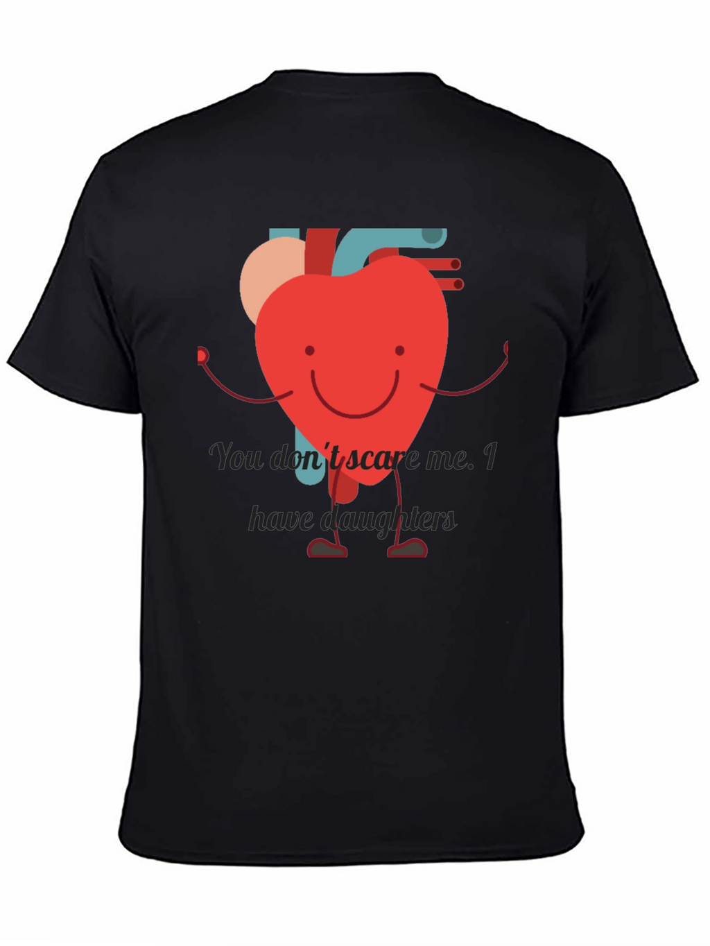 Heart Dad T-Shirt - Daughter Protection
