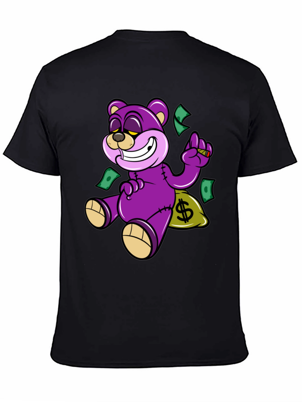 Purple Money Bear T-Shirt