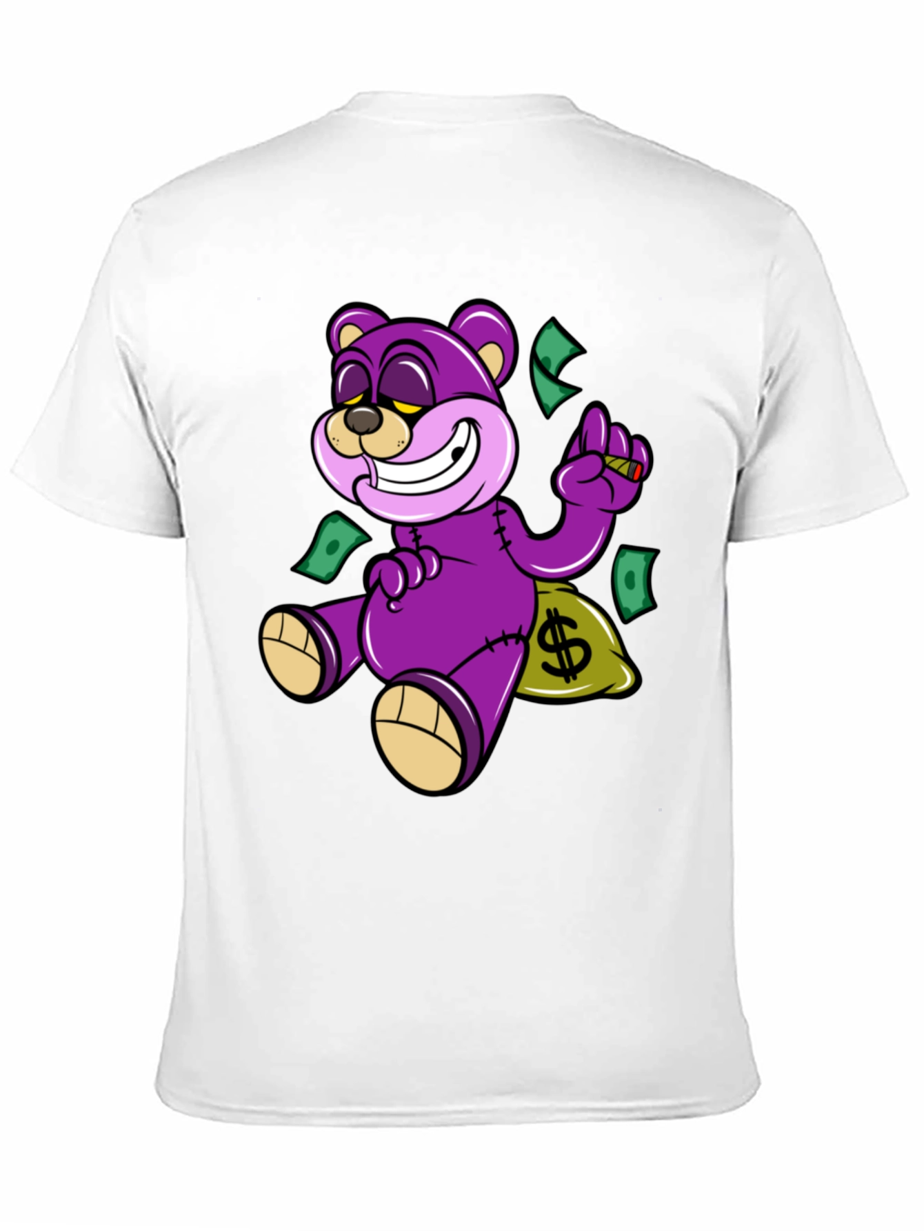 Purple Money Bear T-Shirt