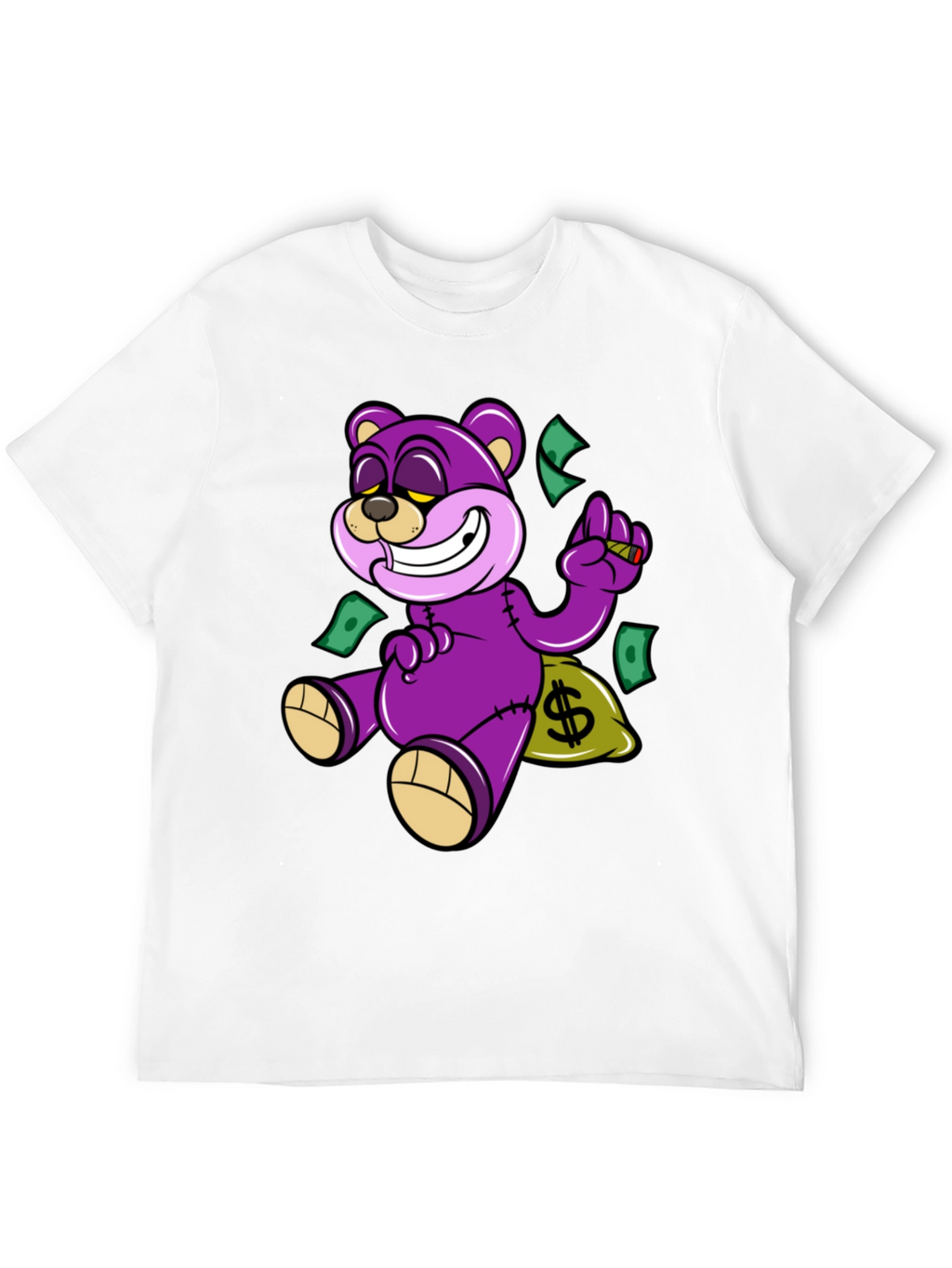 Purple Money Bear T-Shirt