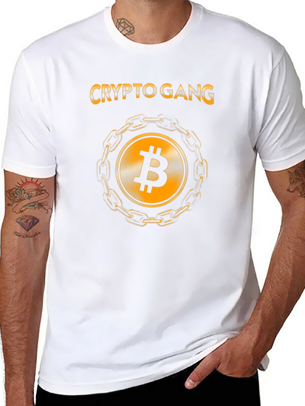 Crypto Gang Bitcoin T-Shirt - Black