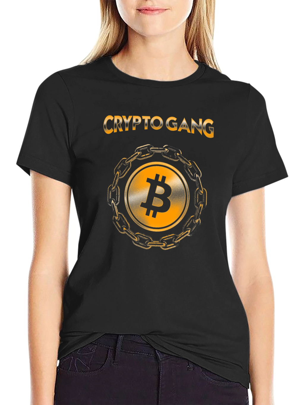 Crypto Gang Bitcoin T-Shirt - Black