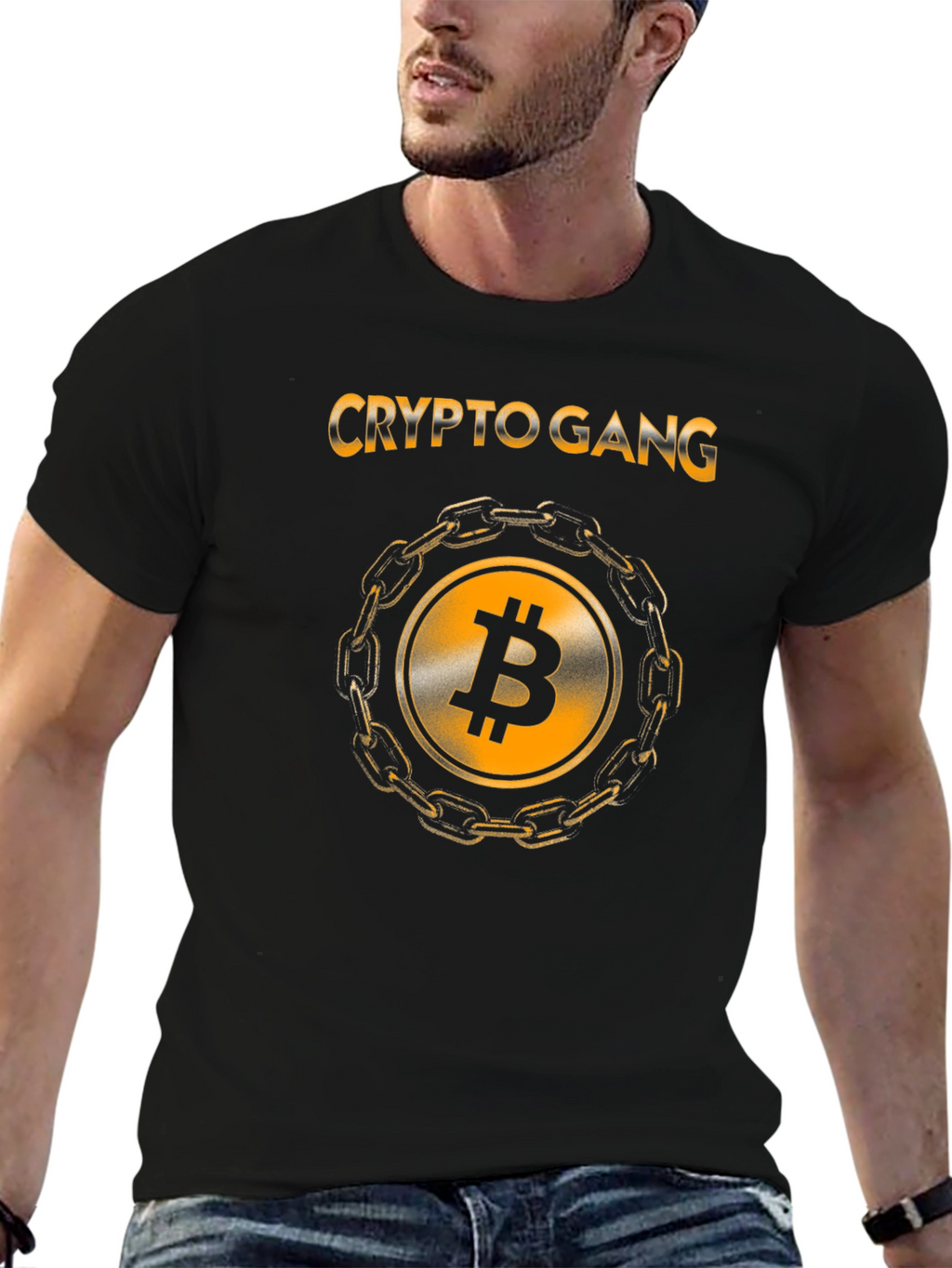 Crypto Gang Bitcoin T-Shirt - Black