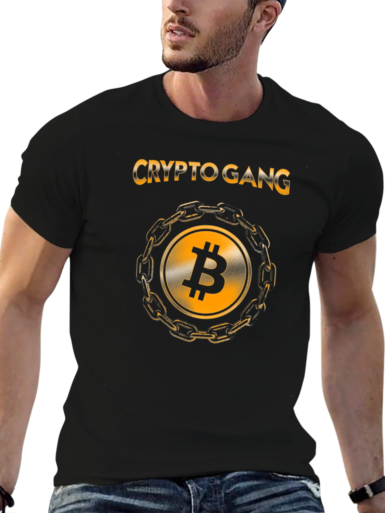 Crypto Gang Bitcoin T-Shirt - Black
