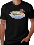 Duck Graphic T-Shirt - Black Cotton Tee
