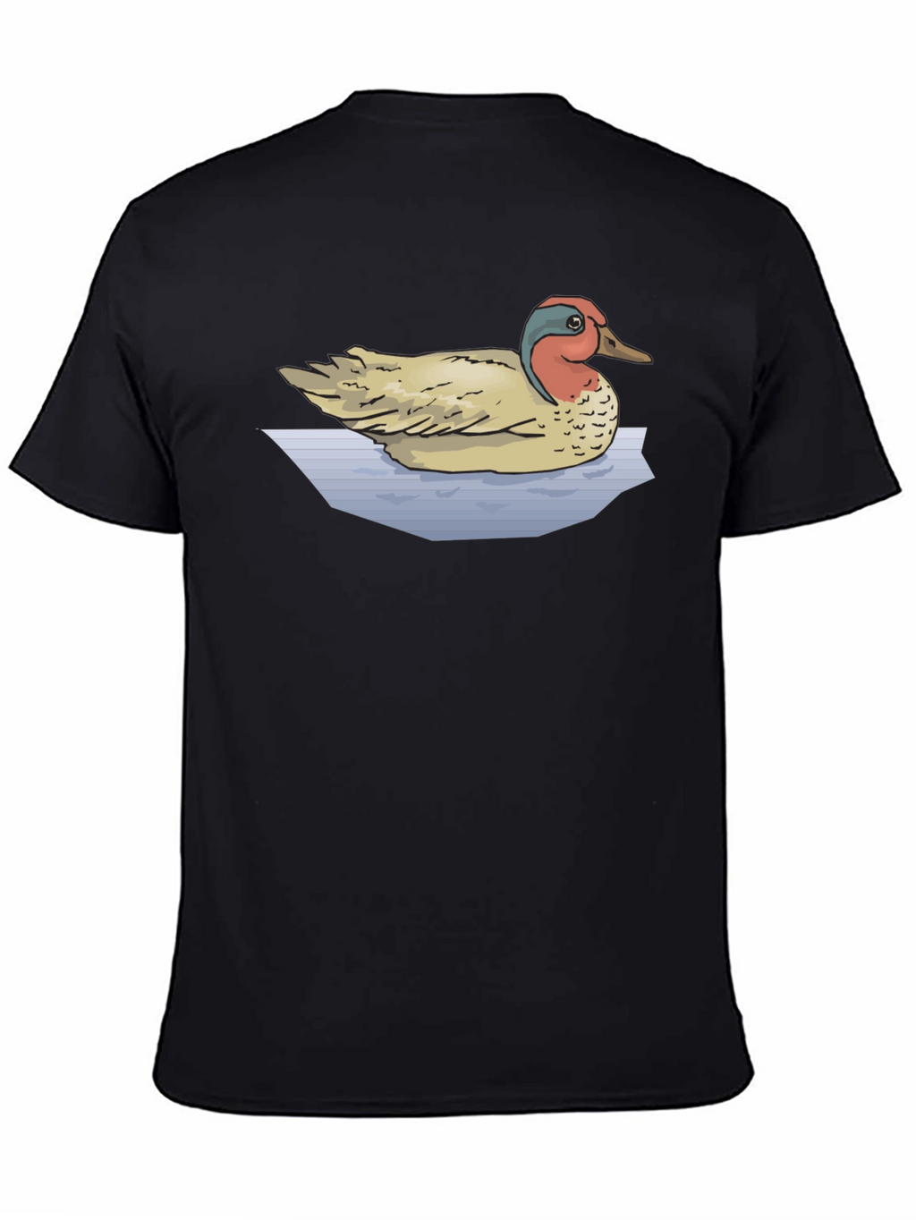 Duck Graphic T-Shirt - Black Cotton Tee