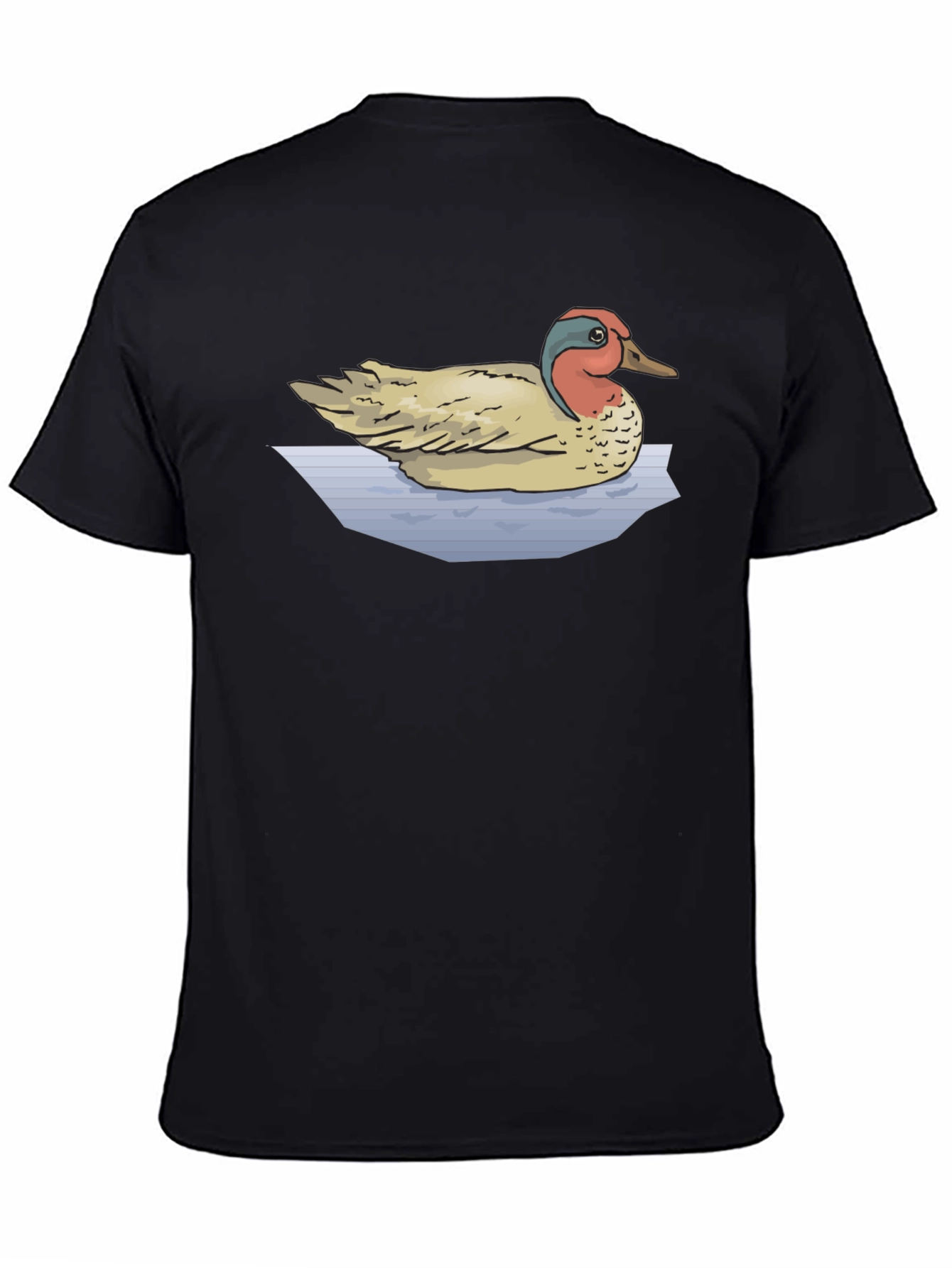 Duck Graphic T-Shirt - Black Cotton Tee