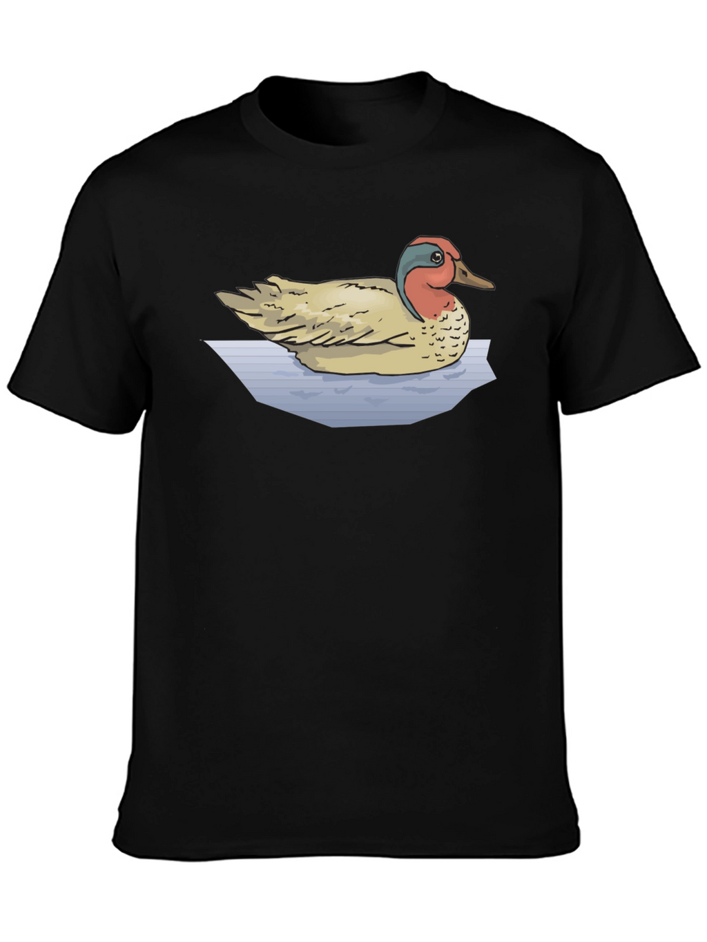 Duck Graphic T-Shirt - Black Cotton Tee