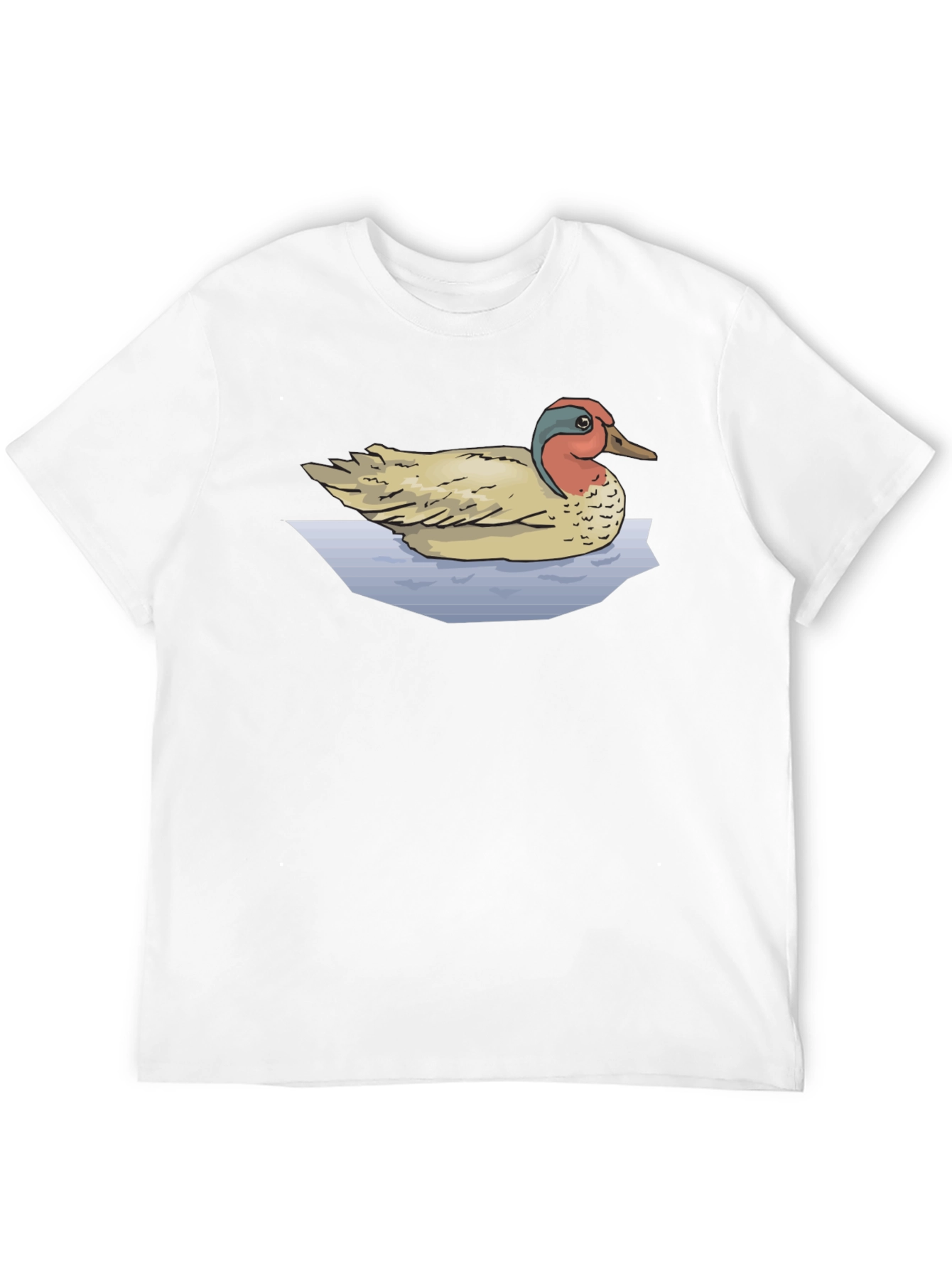Duck Graphic T-Shirt - Black Cotton Tee