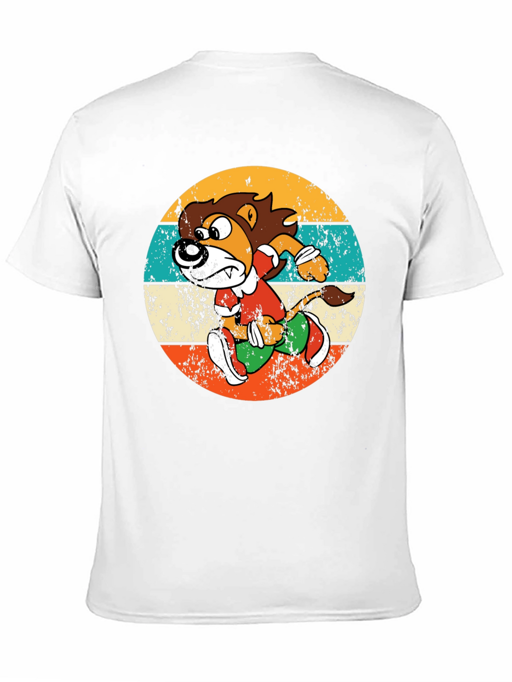 Retro Running Lion Graphic Tee