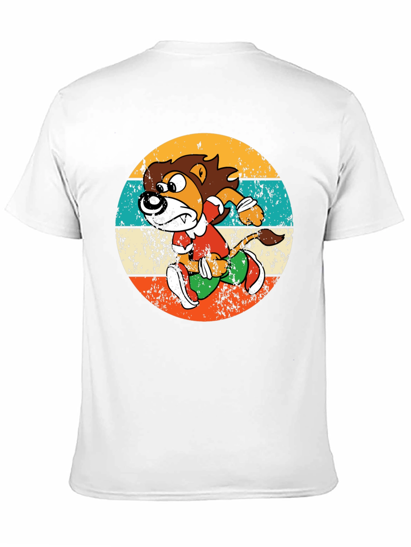 Retro Running Lion Graphic Tee