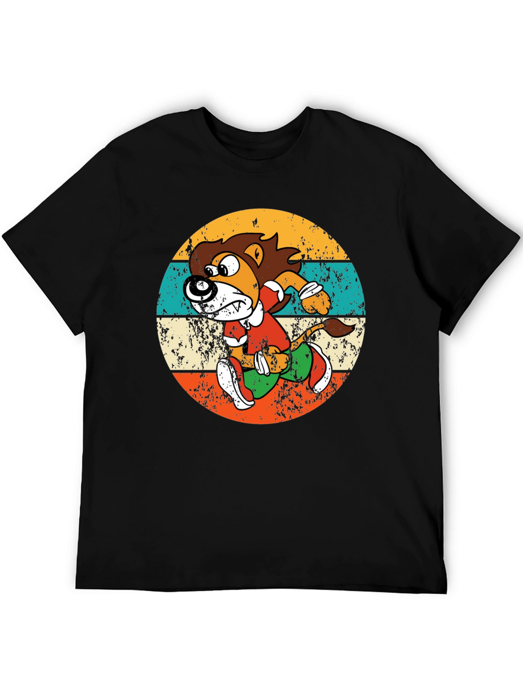 Retro Running Lion Graphic Tee